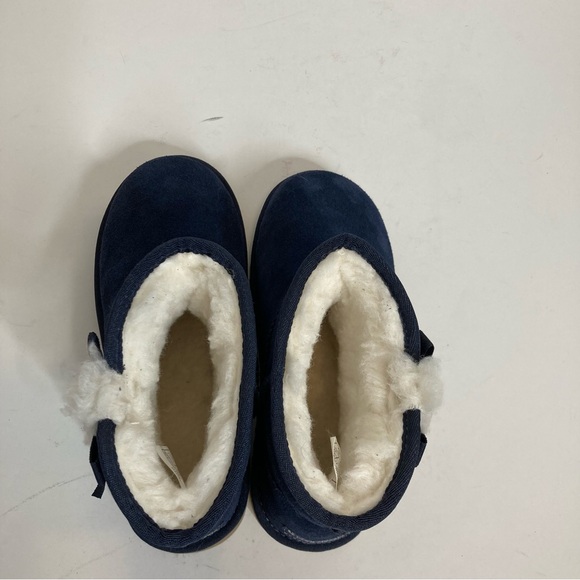 Koolaburra UGG Victoria Mini Boots Blue Suede Size US 7 - Picture 7 of 11